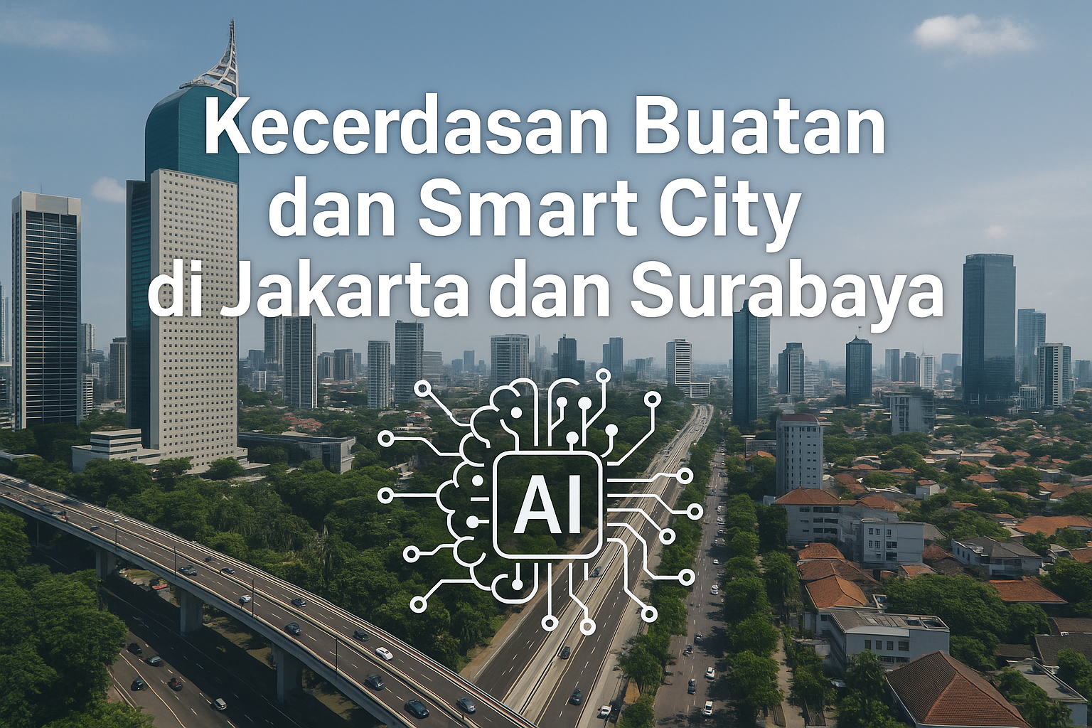 Kecerdasan Buatan dan Smart City di Jakarta dan Surabaya